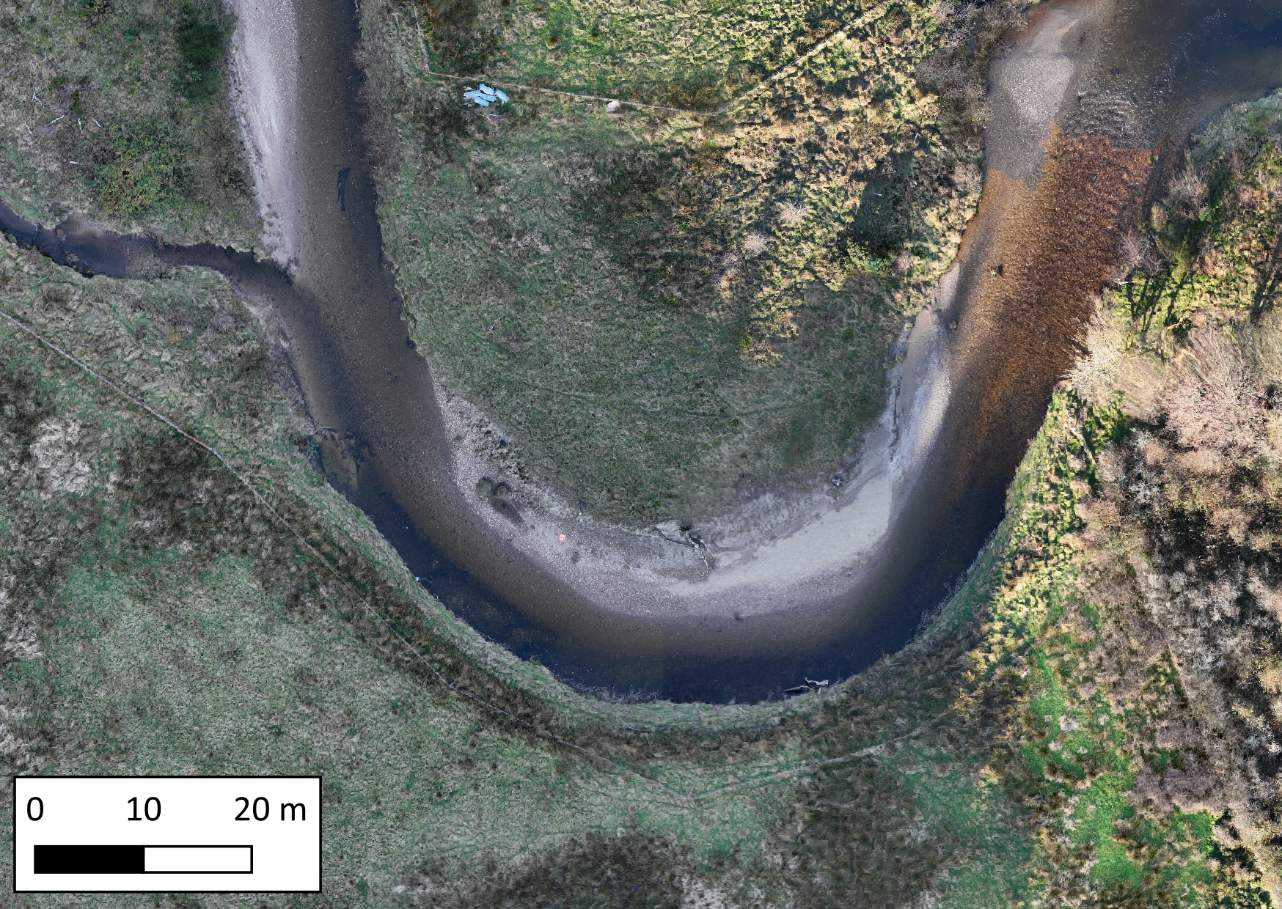Much of the nursery habitat for salmon is compromised by fine sediment from collapsing riverbanks